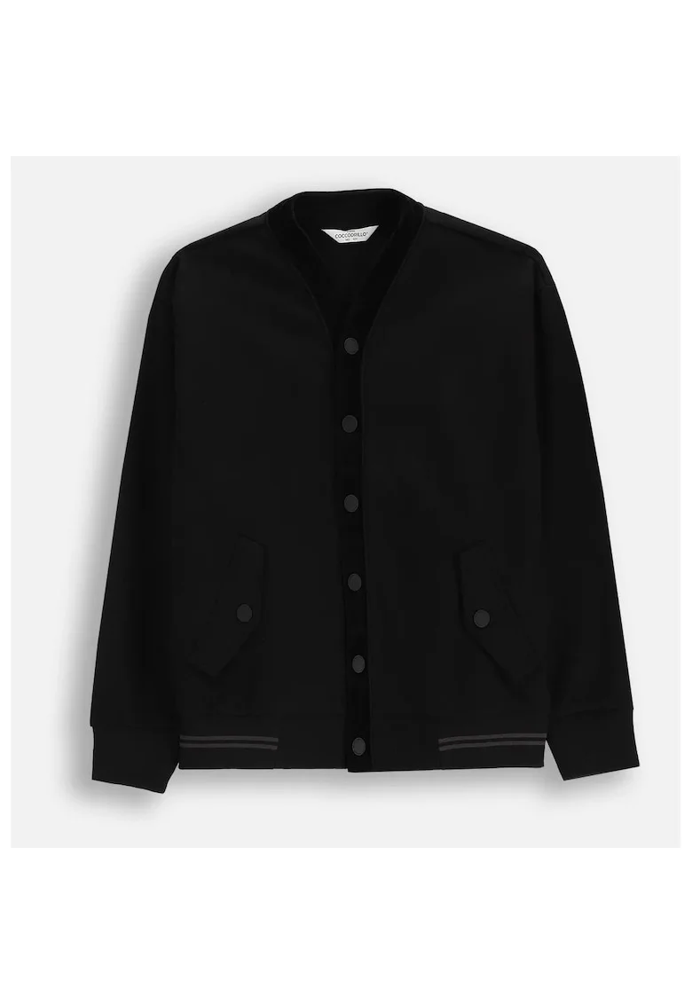 Bluza de trening cu buzunare oblice,