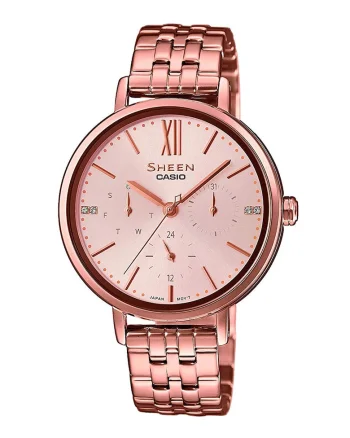Ceas de otel inoxidabil, Auriu rose