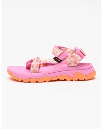 Sandale cu model si inchidere velcro Hurricane XLT, Roz deschis/Portocaliu mandarina