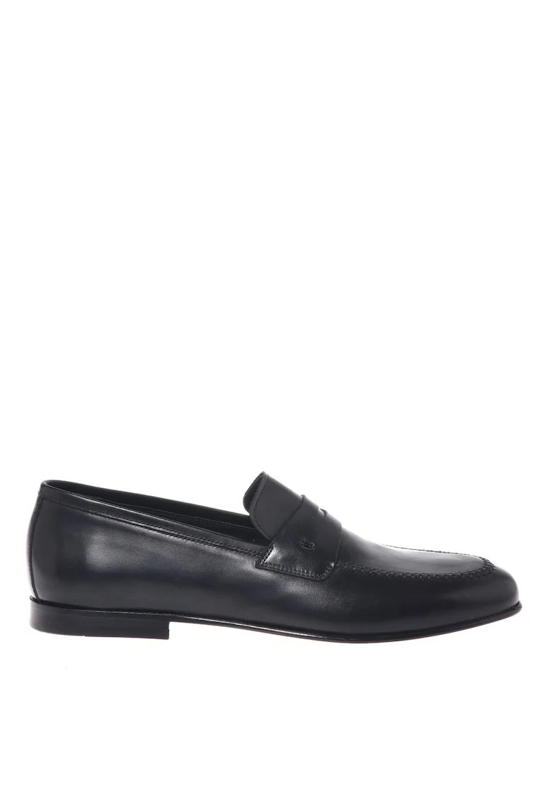 Pantofi loafer din piele, Negru