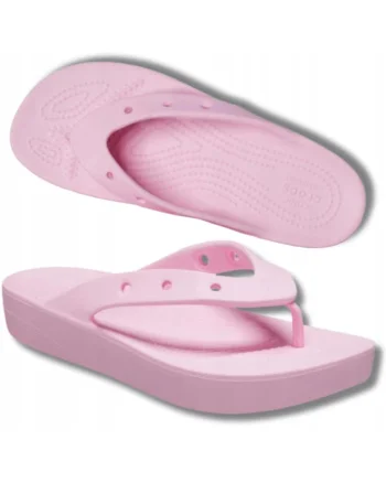 Slapi dama  Classic Platform Flip, impermeabili, talpa antiderapanta, roz, marimea 34.5