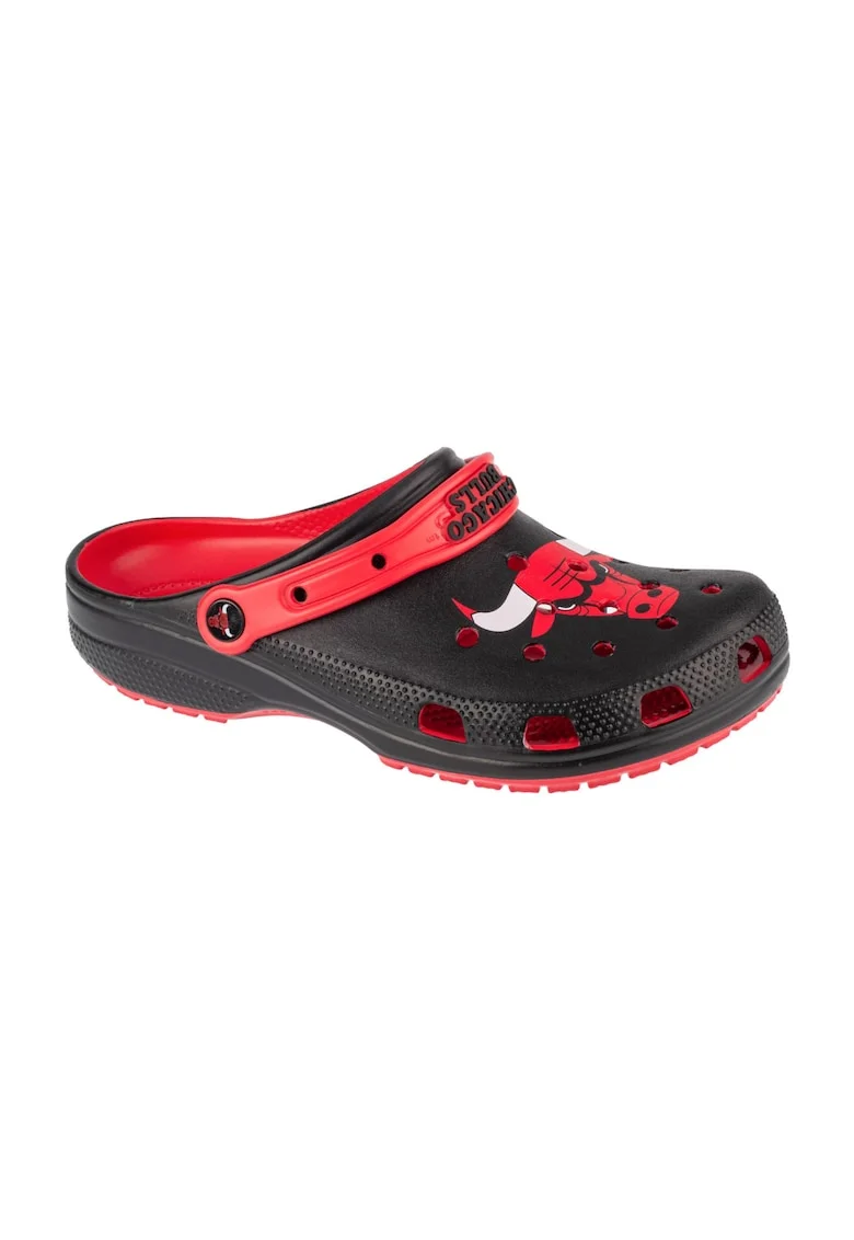 Saboti pentru barbati,  Classic NBA Chicago Bulls Clog 209441, Negru