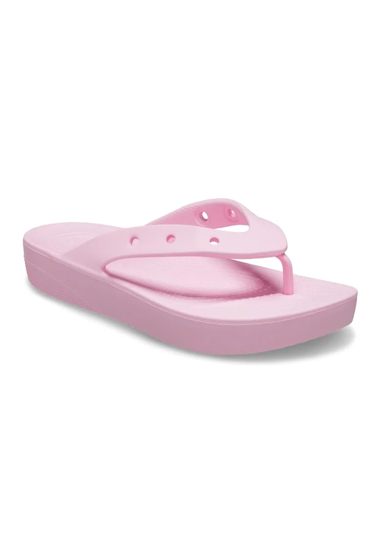 Papuci flip-flop uni, Roz pastel