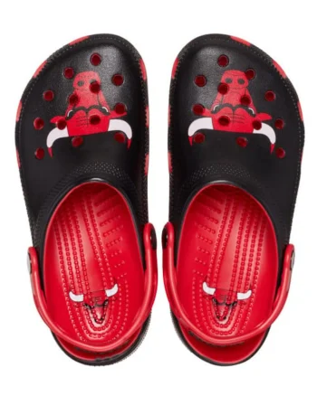 Saboti  Classic NBA Chicago Bulls Clog, Rosu