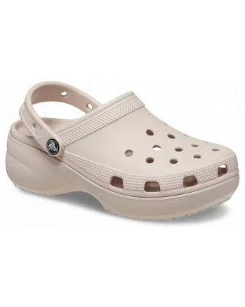 Saboti slingback cu model perforat si talpa flatform, Roz