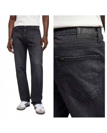 Pantaloni Barbati,  West, Marime 32/34, Croi Loose Fit, Stil Lejer, Inaltime Talie Medie, Inchidere Fermoar, W32xL34, Negru