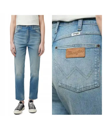Blugi Dama,  Walker, W29-L30 USA, Albastru, Bumbac, Design Clasic Casual, Ideal Pentru Uz Zilnic, Material Premium Confortabil, Aspect Denim Modern, 5 Buzunare, Fermoar