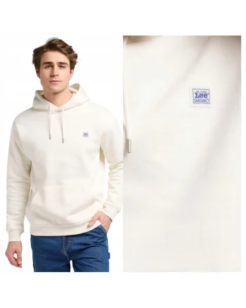 Hanorac Barbati,  Marimea Xxl, Alb, Ww Hoodie, Compozitie 80% Bumbac, 20% Poliester, Croiala Confortabila, Cu Gluga