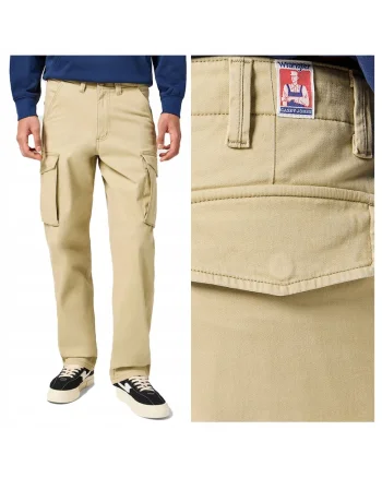 Pantaloni Barbati,  Casey Jones Cargo, W31-L32 USA, Bej, Bumbac, Design Clasic Casual, Ideal Pentru Uz Zilnic, Material Premium Confortabil, 5 Buzunare, Lungi