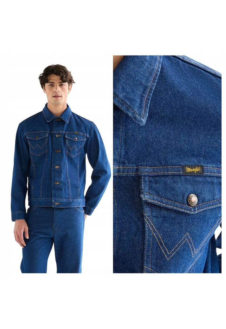 Camasa Barbati,  Cowboy Cut, L INTL, Albastru, Bumbac, Design Clasic Casual, Ideal Pentru Uz Zilnic, Material Premium Confortabil, Aspect Denim Modern, Croiala Regular Fit