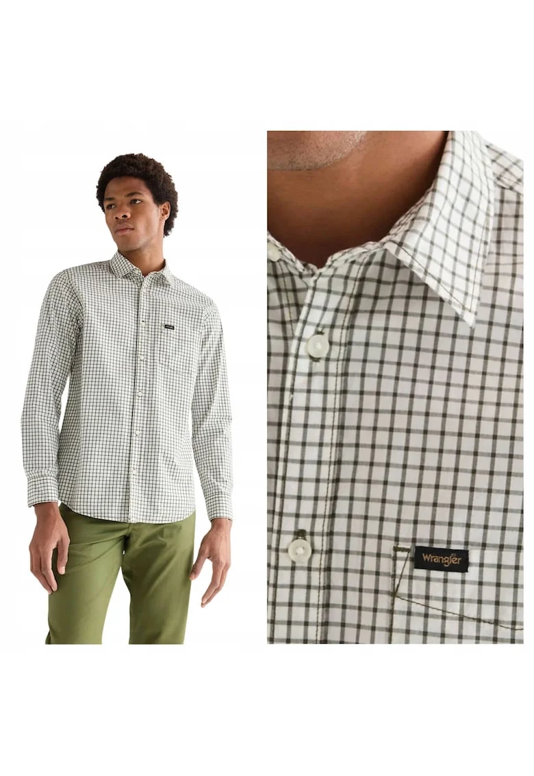 Camasa Barbati,  1 Pkt Shirt, XL INTL, Alb, Bumbac, Design Clasic Casual, Ideal Pentru Uz Zilnic, Material Premium Confortabil, Inchidere Cu Nasturi, Croiala Regular Fit