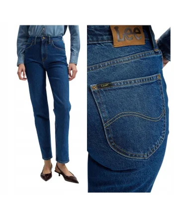 Blugi Dama,  Carol, W29-L31 US, Albastru, Bumbac, Design Clasic Casual, Ideal Pentru Uz Zilnic, Material Premium Confortabil, Aspect Denim Modern, 5 Buzunare, Fermoar