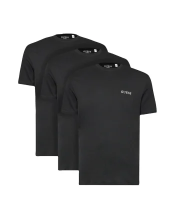 Set 3 tricouri barbati  din bumbac, negru