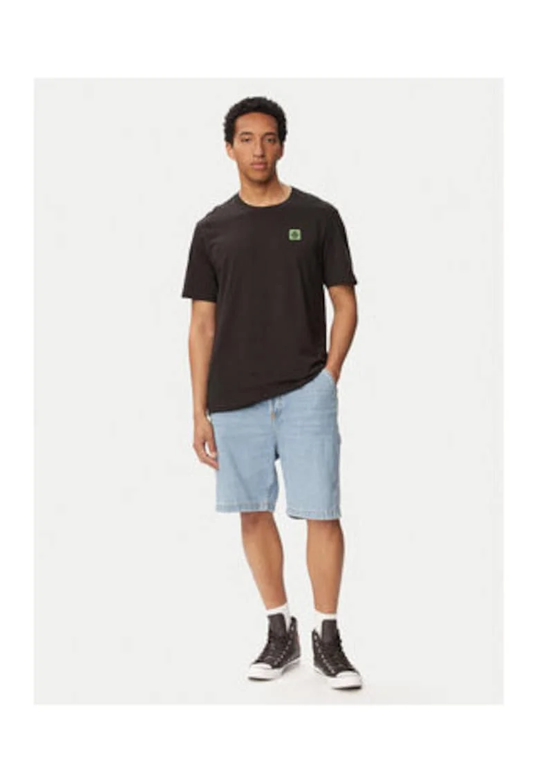 Tricou barbati,  negru, croiala regular fit, bumbac