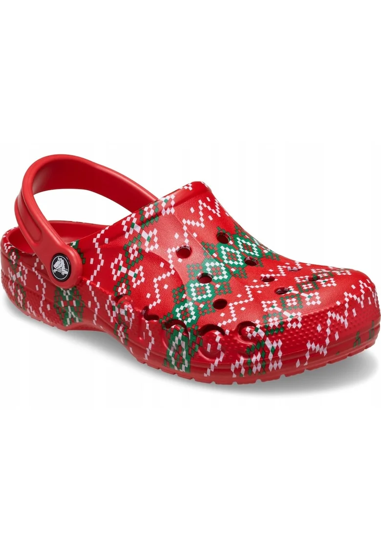 barbati, saboti clog, Baya Holiday Graphic Clog 211938, Rosu/Multicolor