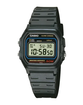 Ceas cronograf digital cu o curea din rasina, Unisex, Gri hematit