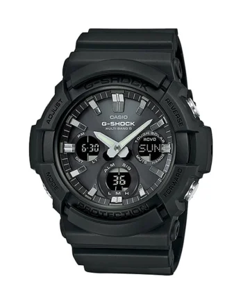 Ceas quartz cu display analog si digital, Negru