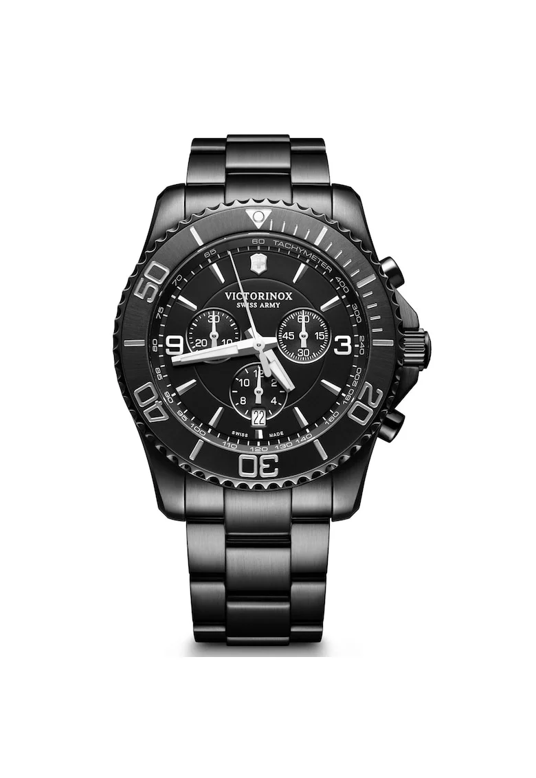 Ceas barbatesc  241797 Maverick Chronograph 43mm, 10ATM, Negru