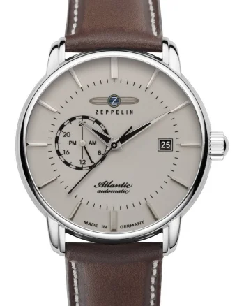 Ceas barbatesc  8470-5, Automatic, 40mm, 5ATM, Argintiu