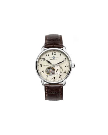 LZ-127 7666-5 Automatic Silver Brown 41mm 50M