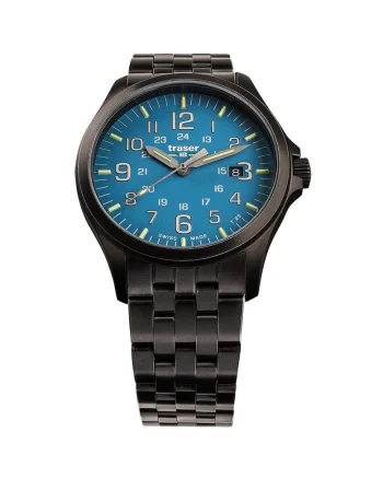 Ceas barbatesc  H3 108740 P67 Officer GunMetal, 42mm, 10ATM, Negru