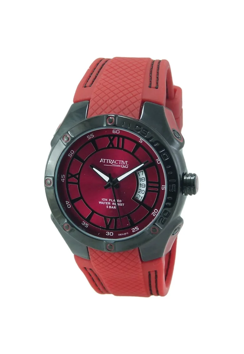 Ceas barbati,  ATTRACTIVE DB24J812Y, Rosu