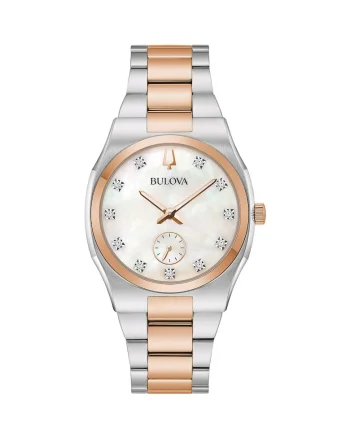 Ceas de dama  98P221, Quartz, 34mm, 3ATM