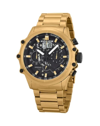 Ceas barbatesc  PL16018JSG.02M, Quartz, 48mm, 10ATM, Auriu