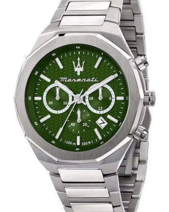 Ceas barbatesc  Otel inoxidabil, 10 ATM, Quartz, Multicolor