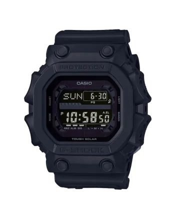 Ceas digital cu o curea din plastic, Negru