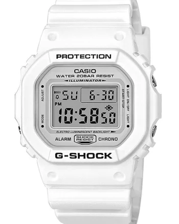 Ceas digital G-Shock, Alb