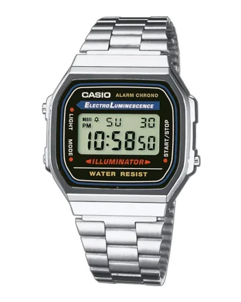 Ceas unisex cu bratara metalica, Argintiu