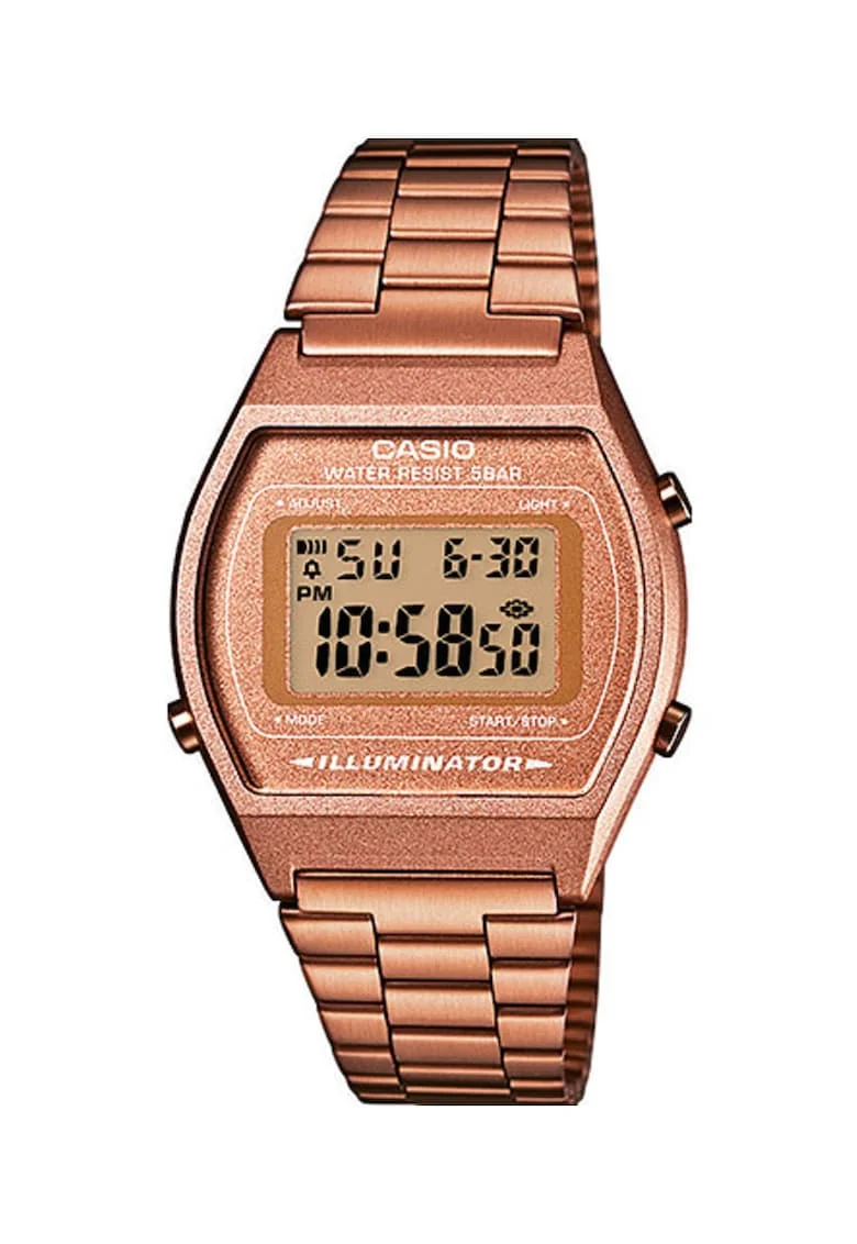 Ceas digital unisex, Auriu rose