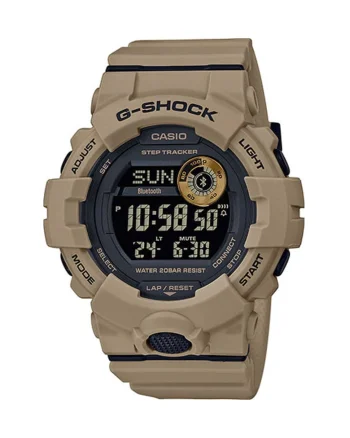 Ceas cronograf digital cu bluetooth, Bej