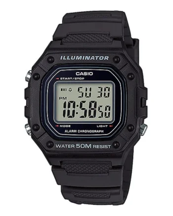 Ceas barbatesc  Collection W-218H, Negru