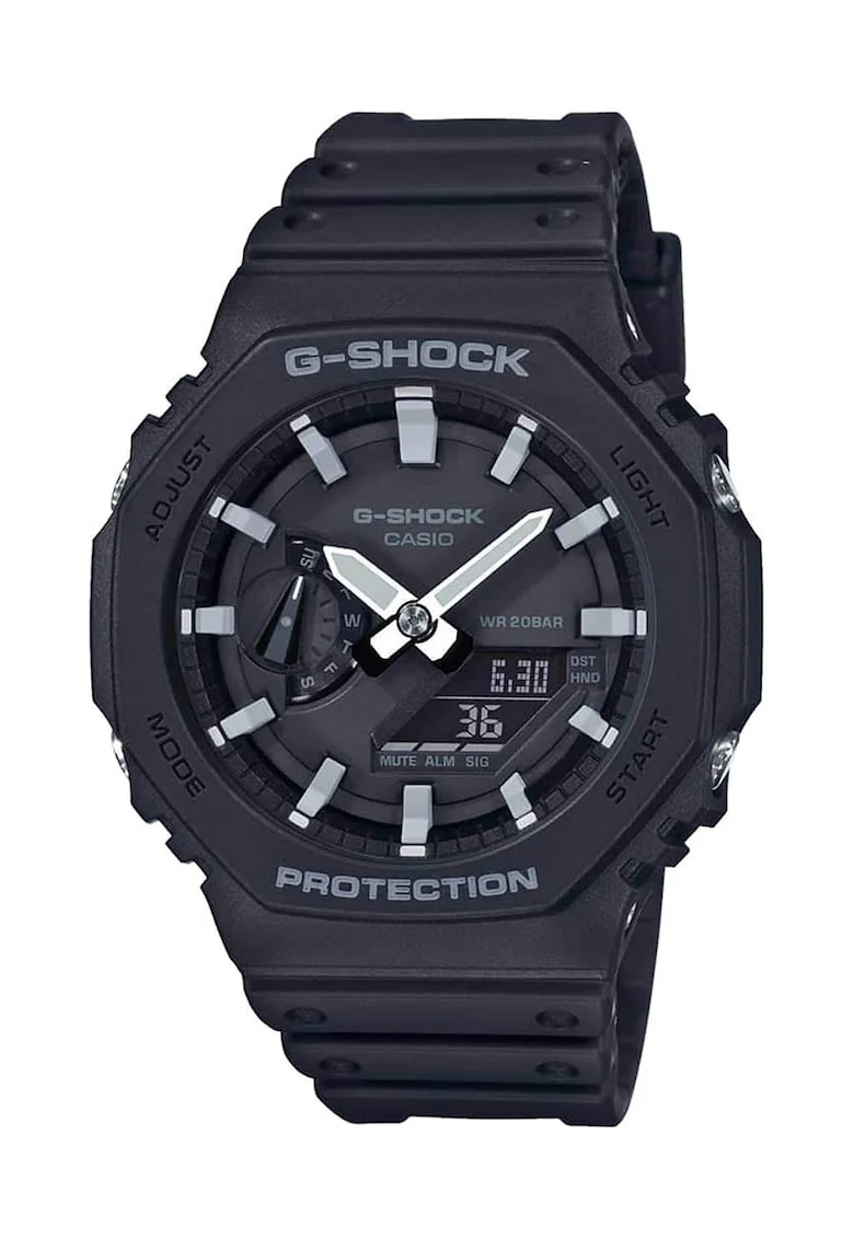 Ceas cu bratara de rasina G-Shock, Negru