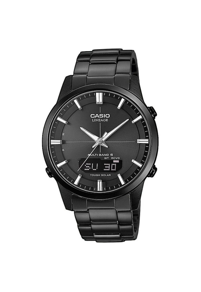 Ceas barbatesc  40mm, 5ATM, Negru, Negru