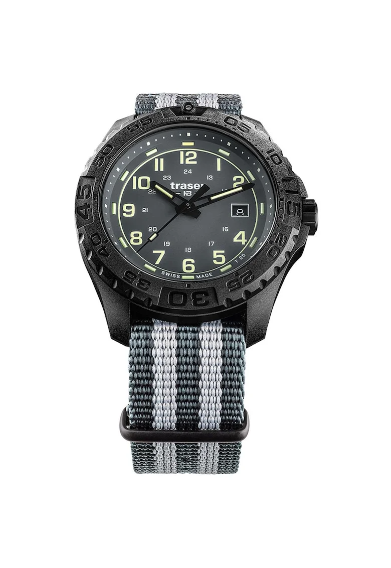 Ceas barbatesc  H3 109037 P96 OdP Evolution, 44mm, 20ATM, Negru, Gri