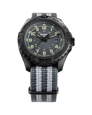 Ceas barbatesc  H3 109037 P96 OdP Evolution, 44mm, 20ATM, Negru, Gri