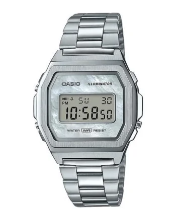 Ceas unisex cu o bratara metalica, Argintiu