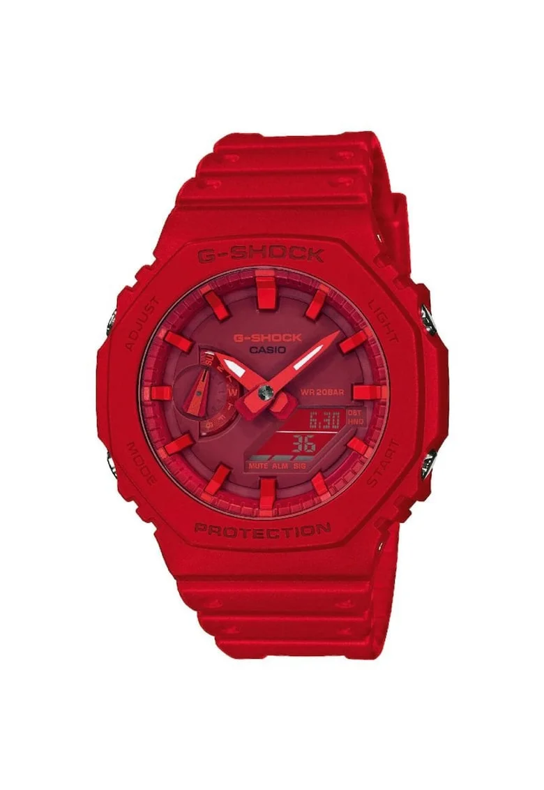 Ceas barbatesc  G-Shock, 45mm, 20ATM, Rosu, Rosu