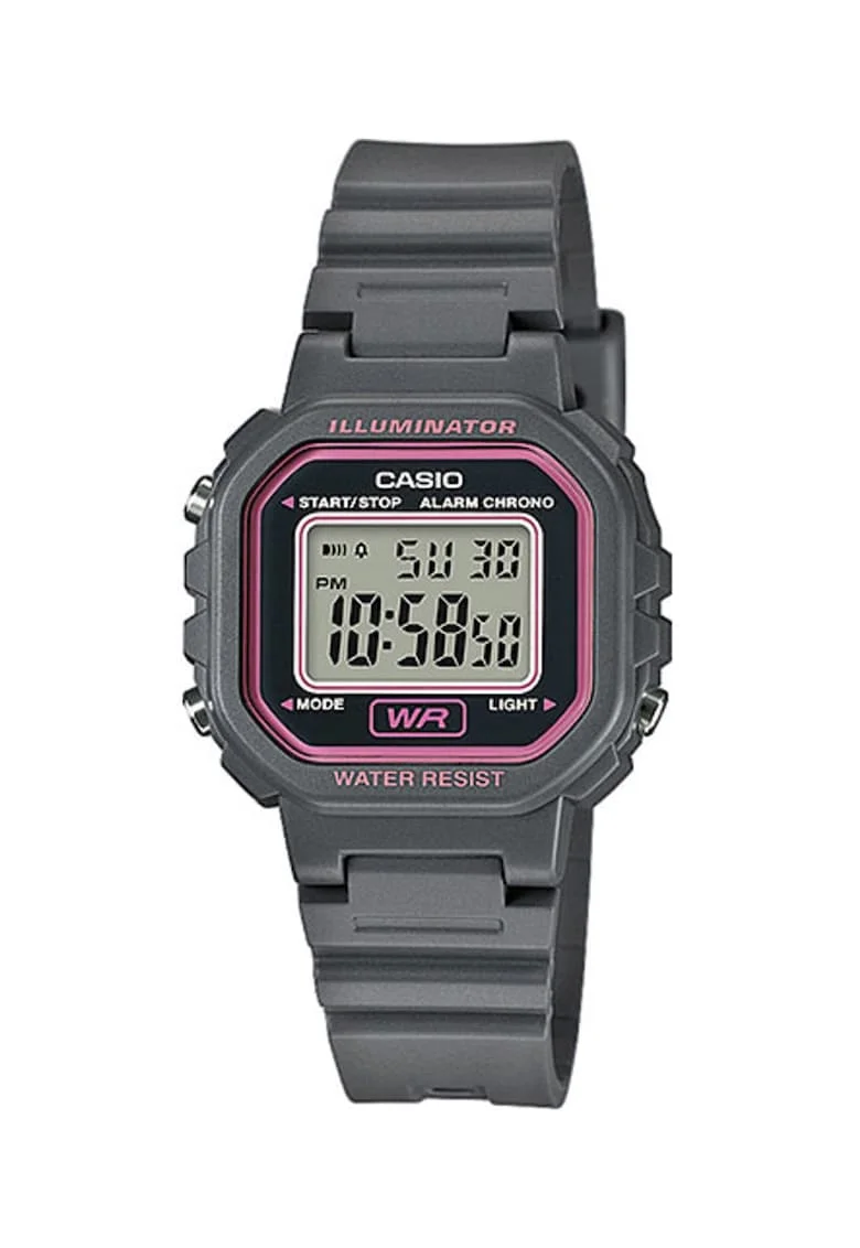 Ceas cronograf digital LED, Gri inchis
