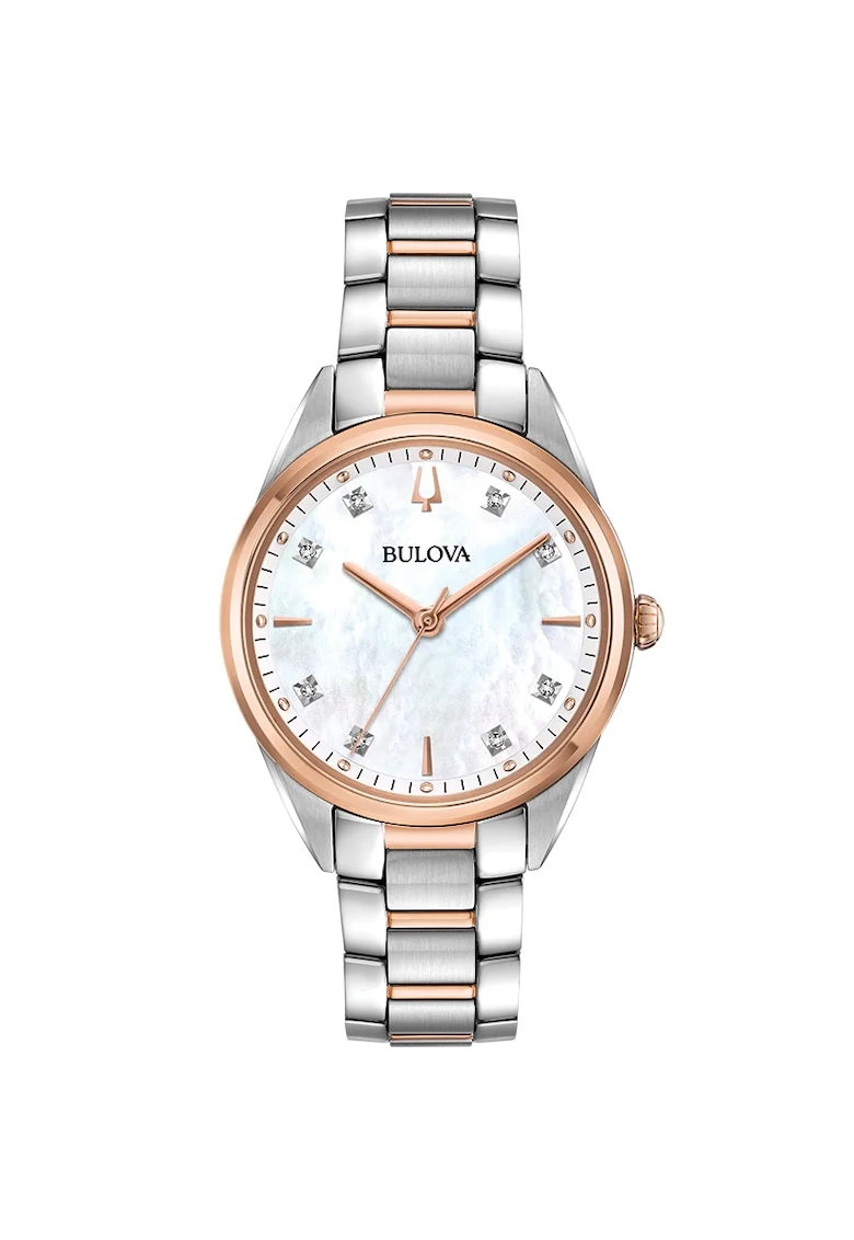 Ceas dama  98P183 Quartz Albastru, Rose gold, Auriu rose/Argintiu
