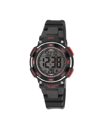 Ceas cronograf digital cu alarma, Negru