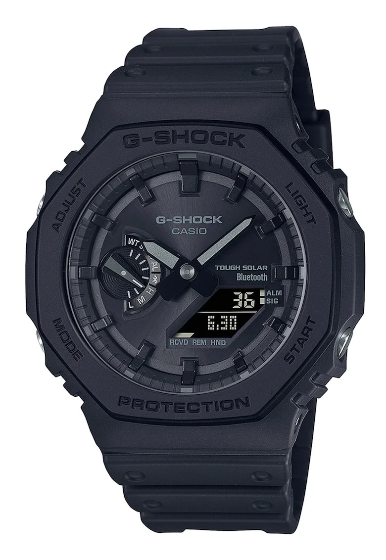 Ceas analog si digital cu baterie solara G-Shock, Negru