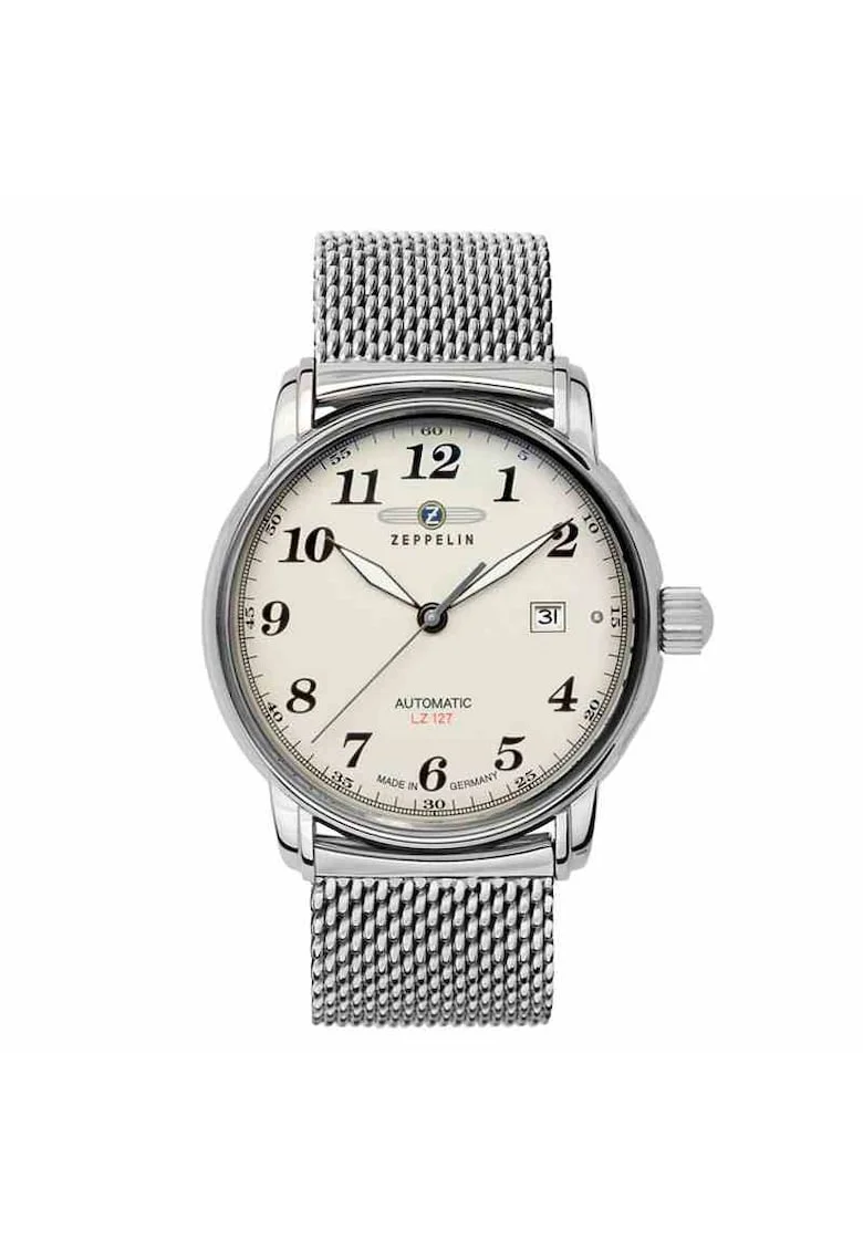 Ceas  LZ127 Zeppelin, Culoare argintie