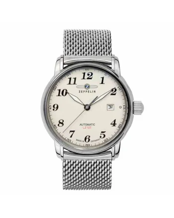 Ceas  LZ127 Zeppelin, Culoare argintie