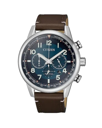 Ceas barbatesc  CA4420-13L Eco-Drive Cronograf, 43mm, 10ATM, Argintiu