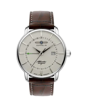 Ceas barbatesc  8442-5, Quartz, 41mm, 5ATM, Argintiu