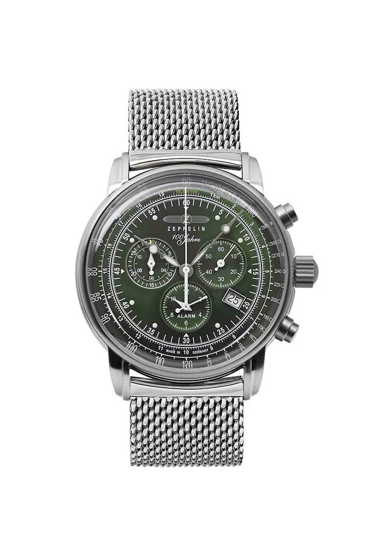 Ceas barbatesc  8680M-4, Quartz, 43mm, 5ATM, Argintiu
